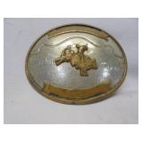 German Silver belt buckle