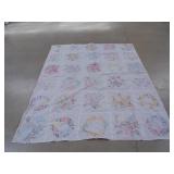 Cross Stitched Quilt