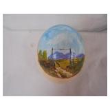 Hand Painted Ostrich Egg