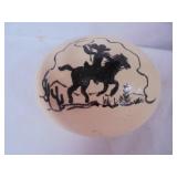 Hand Painted Ostrich Egg