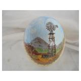 Hand Painted Ostrich Egg