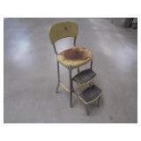 Vintage Stylaire Step Stool Chair
