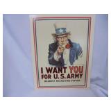 1981 US Army "I WANT YOU" poster
