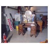 Anitique triple mirror Vanity