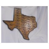 Texas barbed wire display