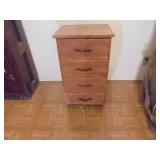 4 Drawer Side Table