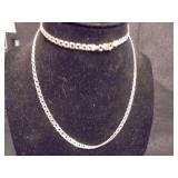26" necklace marked Italy 925 Milor