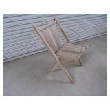 Vintage Wood Folding Chair