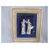 Framed Shadow Box Figurine