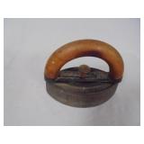 No 50 Metal Iron with wood handle