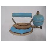 Vintage Coleman Iron Blue Enamel