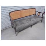 Wood & Wicker Couch