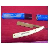 Velvet Wedge Straight End Razor
