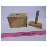 Wood Butter Mold
