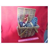 Chicken in a basket decor