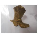 Brass Boot Decor