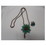 Necklace with matching ring