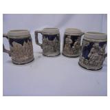 Set 4 Mugs Made in Japan