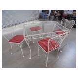 Metal Patio Table and 4 Chairs