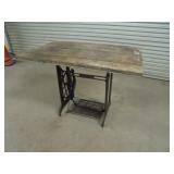 Singer Sewing Machine made Rustic Table