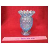 Waterford ruffled rim crystal vase