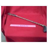 Leather wrapped horse crop