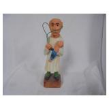 Wooden Doctor Figurine
