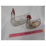 Chicken Wire Baskets, Set of 2