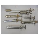 Lot of livestock syringes