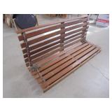 Hanging porch bench swing