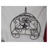 Metal Star Magazine Rack