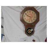 Octagon Coca-Cola Regulator Wall  Clock