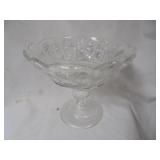 Cut Glass Footed Fruit Bowl
