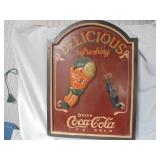 Wooden Coca-Cola Sign