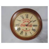Round Coca-Cola Clock
