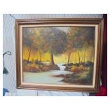 E. Lancaster Oil Painting