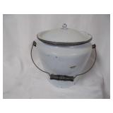 Enamel Pot with Lid
