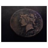1923 Libery Peace dollar  (no mint mark)