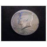 1968 (D) Kennedy Half Dollar,  40% silver