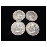 Lot of 4 Bicentenial (1976) Quarters