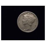 1942 D Mercury Dime