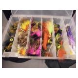 Lot  Hand tied flies
