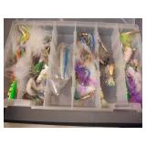 Lot misc lures & flies