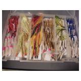 Lot of hand tied flies