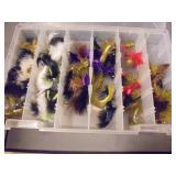 Lot of hand tied flies