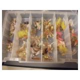 Lot of hand tied flies
