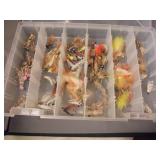 Lot of hand tied flies