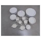 Lenox Chinastone Grey Pinstripe