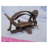 Victor double jaw steel trap