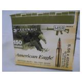 Federal 5.56x45mm,  62gr FMJ,  150 rounds